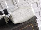Chanel 26C Hobo Bag White Cowhide GHW 272332