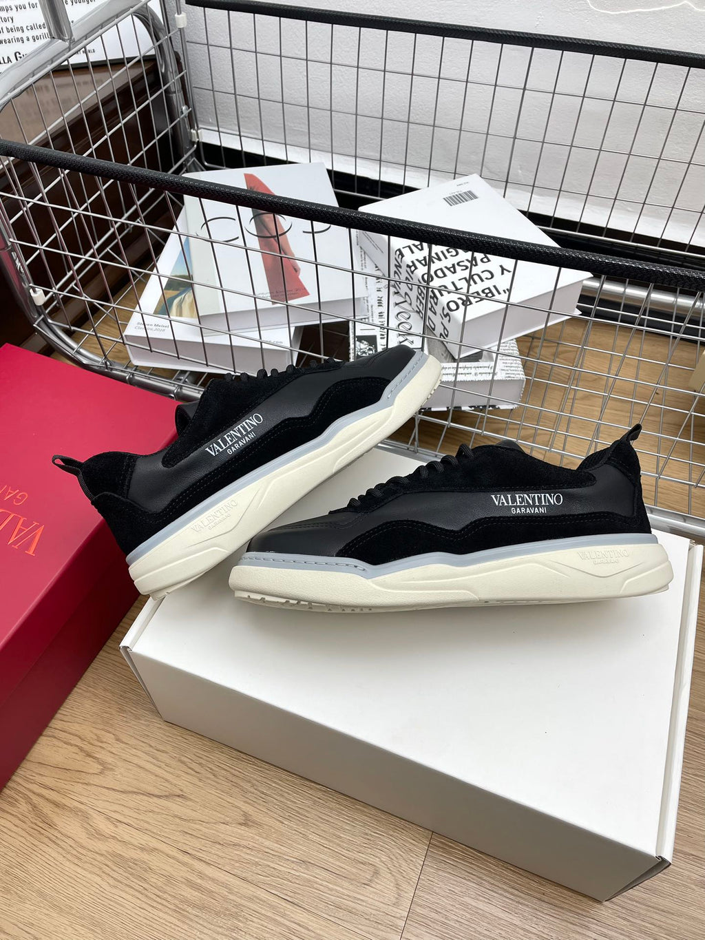 Gumboy Calfskin Sneaker Black 990115
