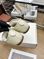 LP Cocooning Floaty Flat Ivory White Wool Fleece Lining And Lambskin 989989