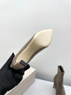 Jimmy Short Boots 85mm Olive Clay Suede 511612