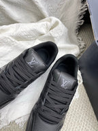 LV Trainer Sneaker Black Cowhide 611157
