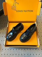 LV Squad Mary Jane 5cm Black Patent Leather 611113