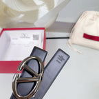 The Bold Edition Reversible Belt 30mm Black Calfskin Black Buckle