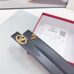The Bold Edition Belt 30mm Black Calfskin Gold Buckle