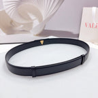 The Bold Edition Belt 30mm Black Calfskin Gold Buckle