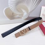 VLOGO SIGNATURE REVERSIBLE BELT 40MM ROSE BLACK GOLD CALFSKIN LIGHT GOLD BUCKLE