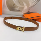 Collier De Chien Belt 30mm Gold Epsom Gold Buckle