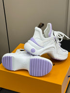 LV Archlight Sneaker White Mix Purple Calfskin