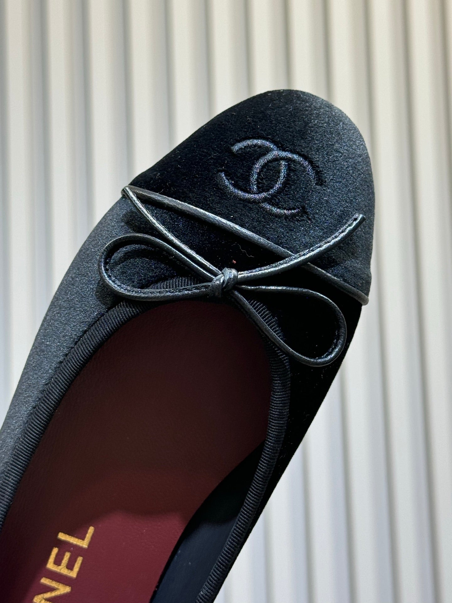 CC 26ss Ballet Flats Black Velvet 623153
