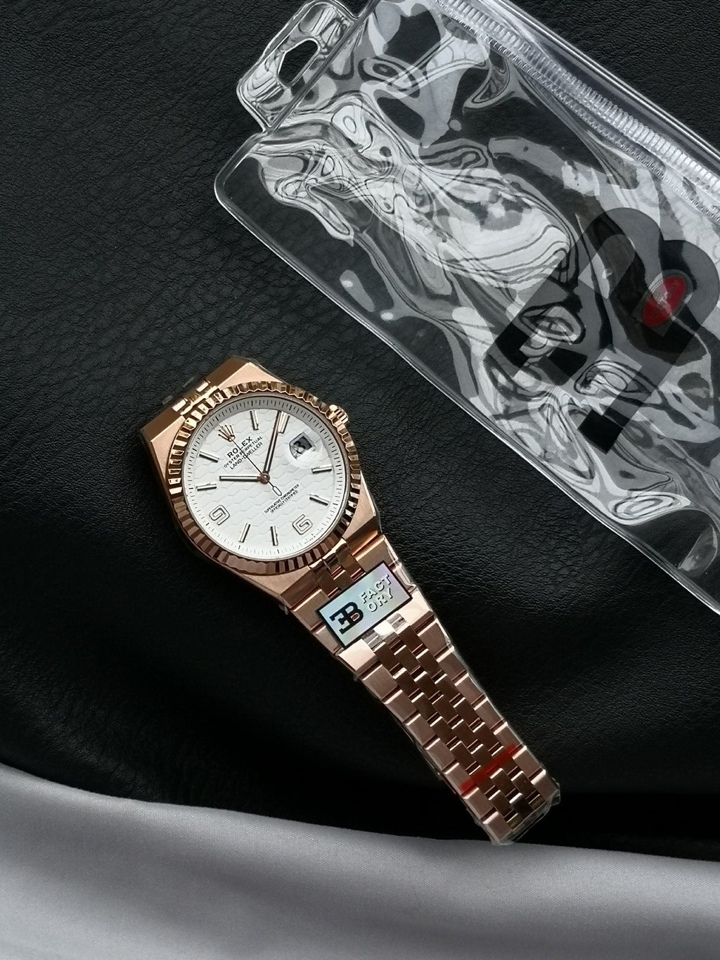 Rolex Land Dweller 40mm Pink Gold White