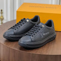 LV TIME OUT SNEAKER IN BLACK CALFSKIN