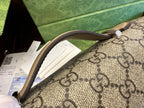 GG MINI 21 CLASSIC SHOULDER BAG IN BEIGE CANVAS