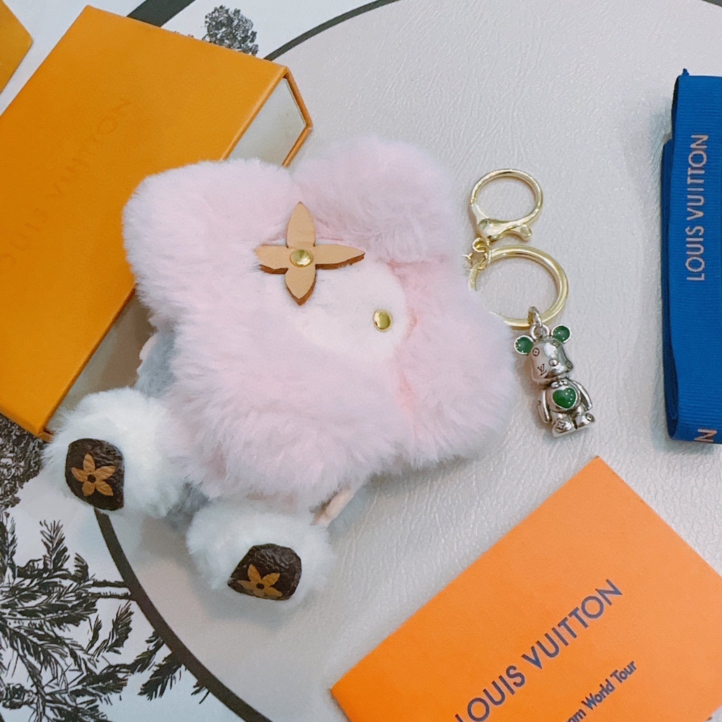 LV Pink Toy Charm