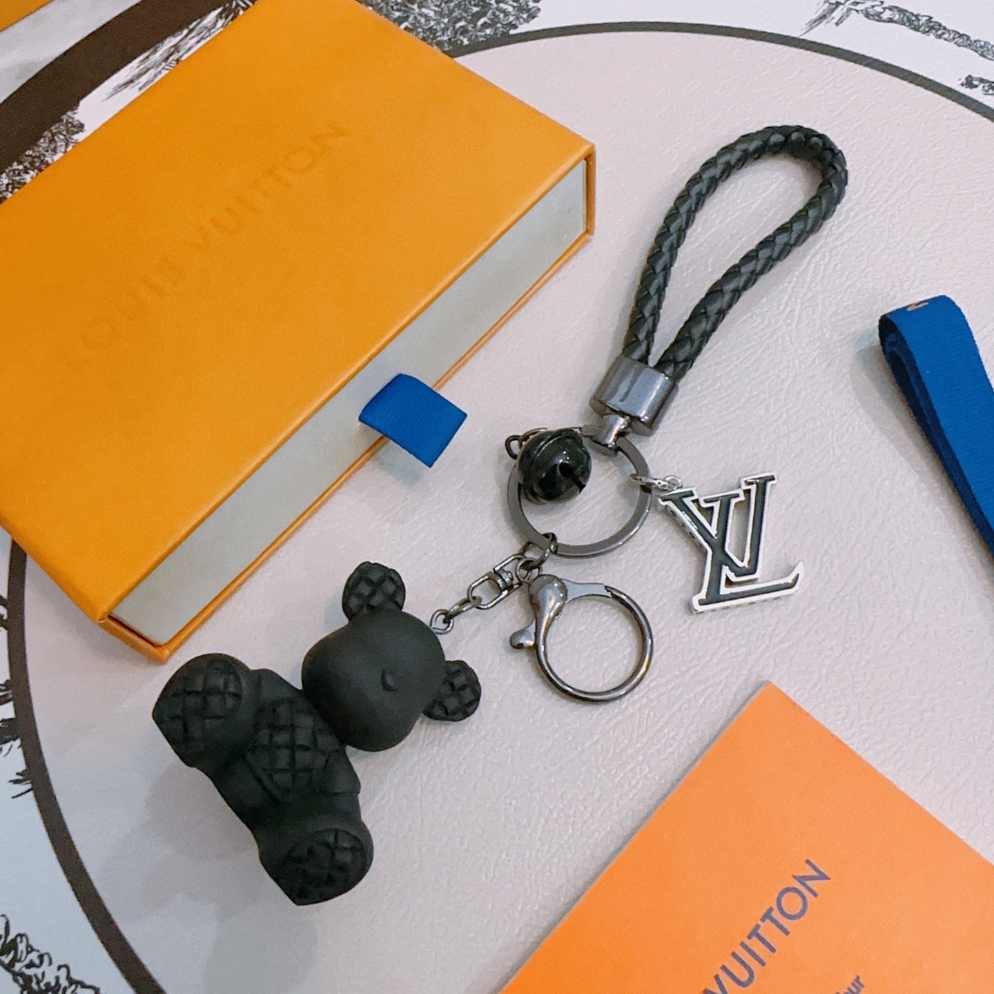 LV Black Bear Charm