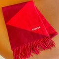 SCARF 150 CM IN CRIMSON RED CASHMERE