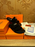 HM JACKSON SANDAL BLACK SUEDE