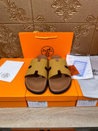 HM IZMIR SLIPPER SAFFRON CALFSKIN