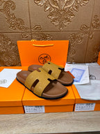 HM IZMIR SLIPPER SAFFRON CALFSKIN