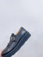 Miu-Church's Loafers Black Nubuck Leather