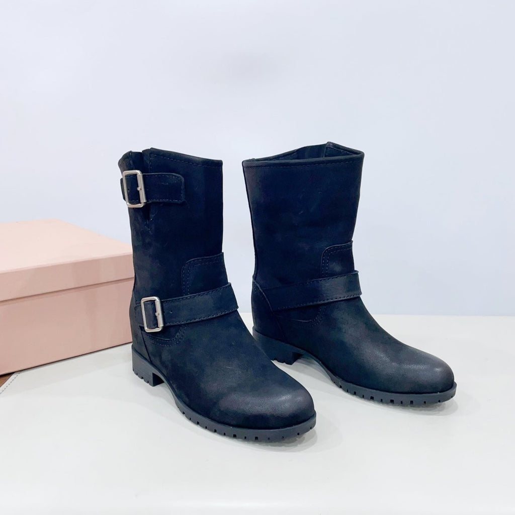 Miu Boots Black Calfskin
