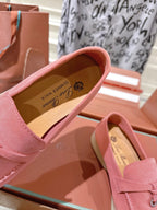 LP Summer Charms Walk Loafers Pink Suede 565847