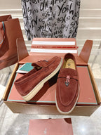 LP Summer Charms Walk Loafers Rust Brown Suede 565851