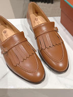 LP Pennan Fringe Burnt Clay Cowhide 564801