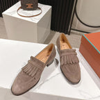 LP Pennan Fringe Taupe Suede 564804