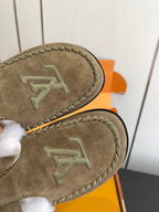 LV Colorado Comfort Mary Jane Loafer Suede & Shearling