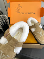 LV Colorado Comfort Mary Jane Loafer Suede & Shearling
