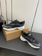 Loewe x On Cloudsolo Sneakers Black Grey and White Polyester and Mesh 533482