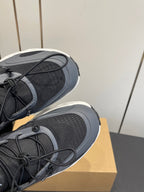 Loewe x On Cloudsolo Sneakers Black Grey and White Polyester and Mesh 533482