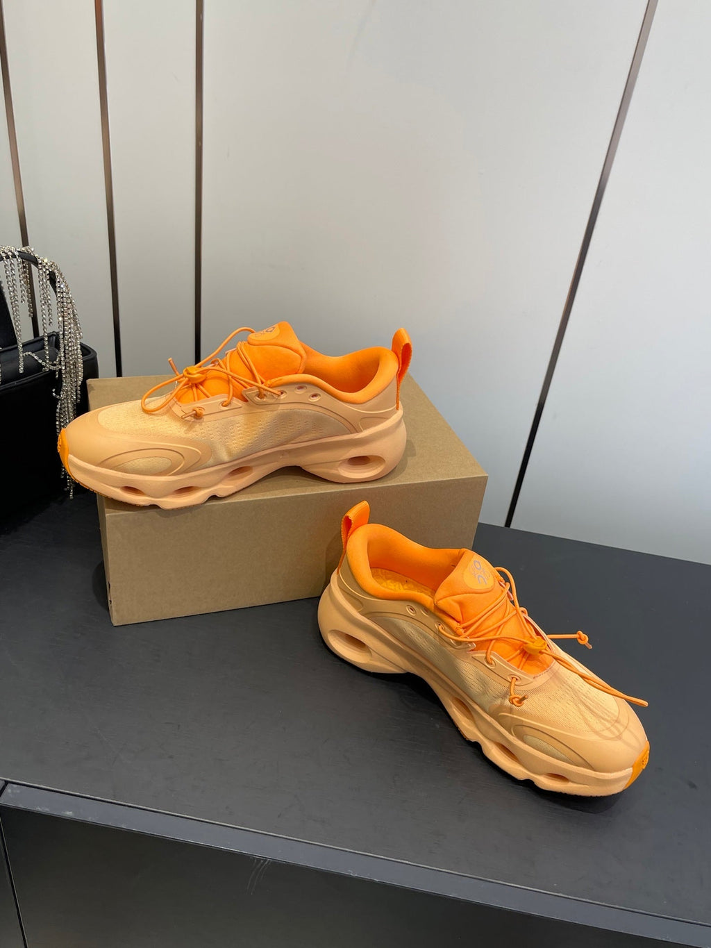 Loewe x On Cloudsolo Sneakers Orange Polyester and Mesh 533483