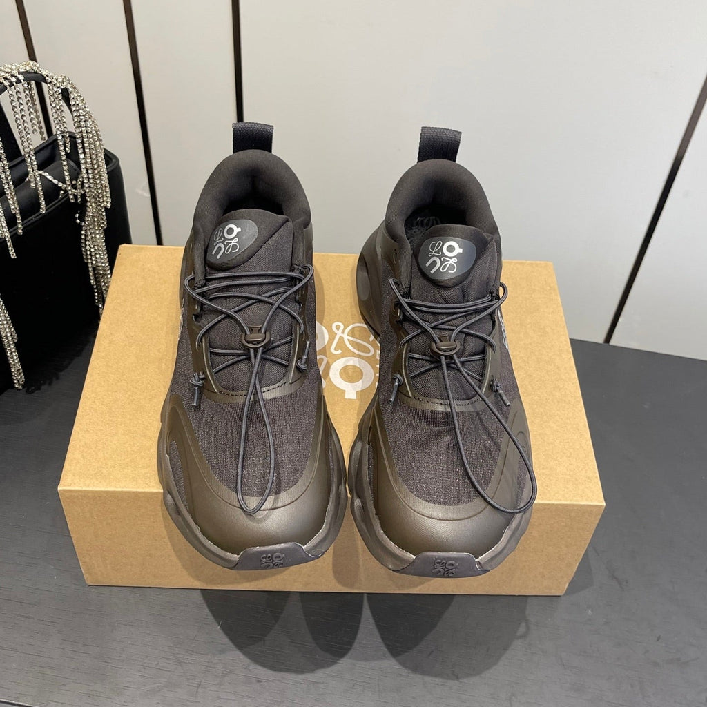 Loewe x On Cloudsolo Sneakers Brown Polyester and Mesh 533487