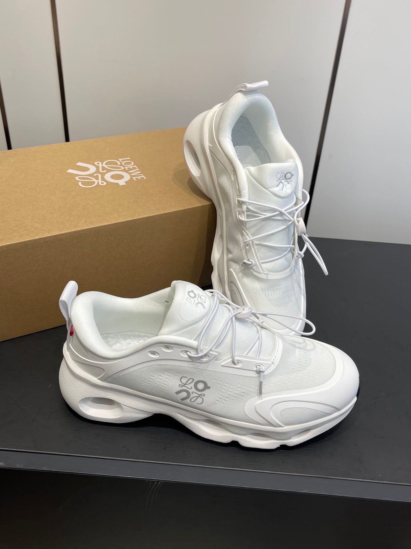 Loewe x On Cloudsolo Sneakers White Polyester and Mesh 533488