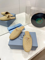 Crochet Mules 5mm Beige