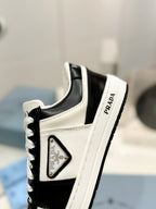 PRA DOWNTOWN NAPPA SNEAKERS BLACK AND WHITE CALFSKIN