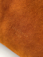 LV Low Key Hobo MM BAg Brown Cognac Suede 268169