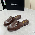CC 25C Mule Chocolate Calfskin