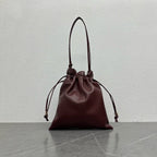 Celine Crystal Pouch Burgundy Lambskin