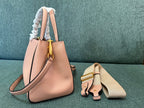 VALENTINO small 19 handbag blush pink calfskin 538535