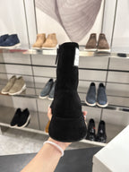 The Row SS2025. Boots  Black Suede 543371