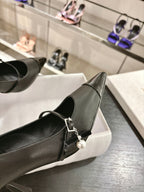 Jimmy Choo Aren Pump 65 Black Cowhide 597665