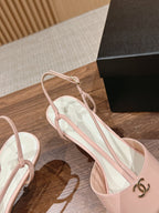 high heel 70 sandals pink white patent calfskin