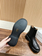 The Row Nobilis TR Boot 50mm Black Leather 427978