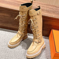 HM 25 High Boots Beige Calfskin 512531