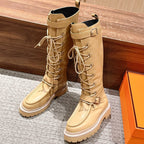 HM 25 High Boots Beige Calfskin 512531