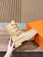 HM 25 Boots Beige Calfskin 512540