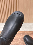 HM 25  Chelsea Ankle Boots Black Sheepskin 512548