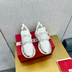 Viv Sneaker Silver White Patent Leather 342404